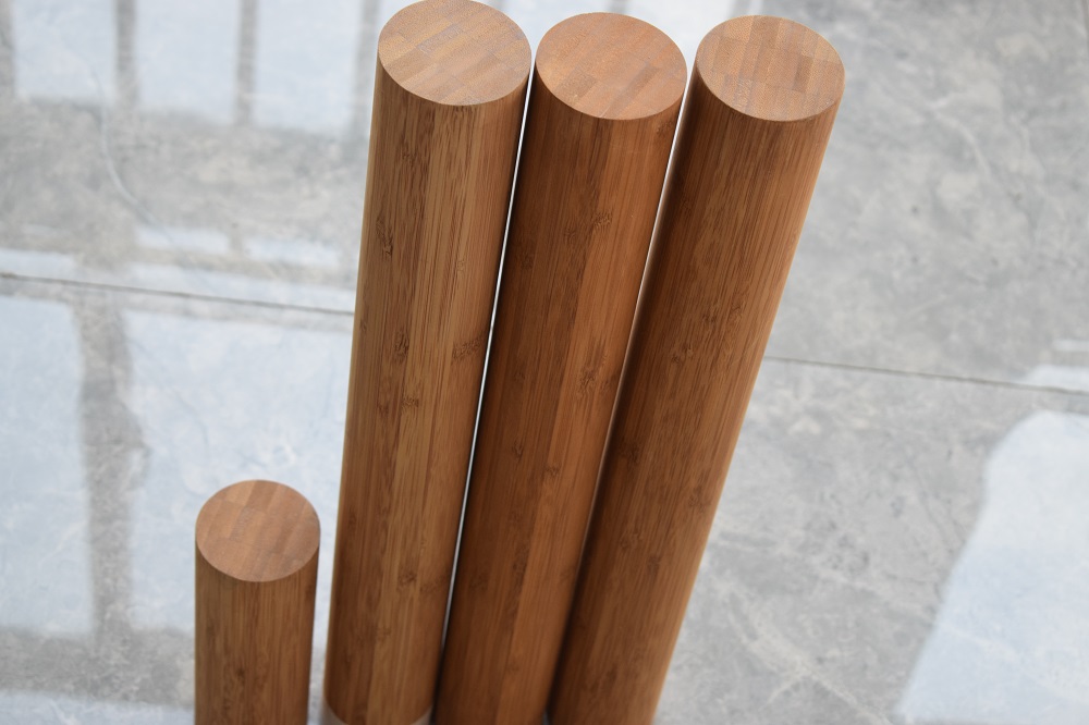 Round Solid Bamboo Beam